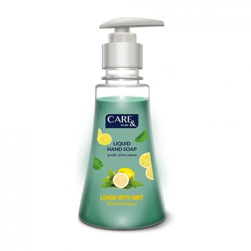 Care & More Liquid Hand Soap Lemon With Mint - 350ML