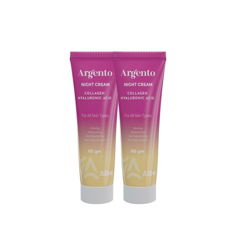 Argento night cream 60gm*2  كريم ارجنتو الليلى 1+1