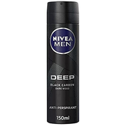 Nivea - Men DEEP Black Carbon Antibacterial Antiperspirant Deodorant Spray - For Men - 150ml