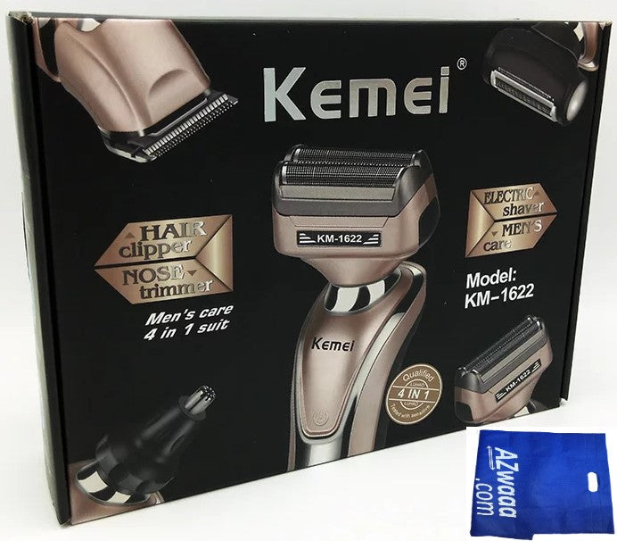 Kemei | KM 1622 | Hair clipper 4 in1  ماكينة حلاقة متعددة الاستخدامات