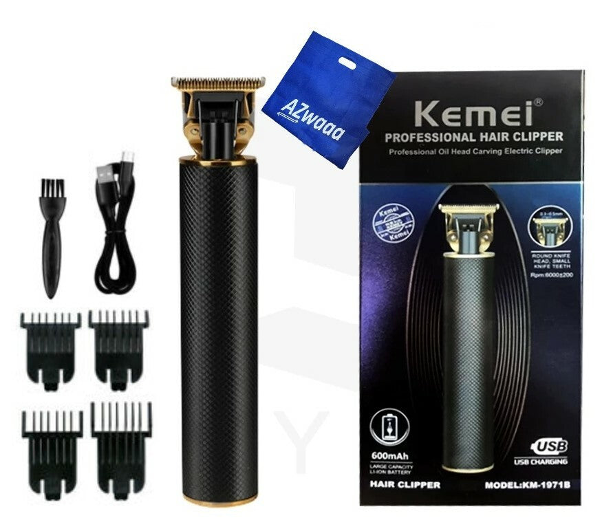 Kemei | KM 1971 | Hair clipper,4comb,USB, cordless ماكينة حلاقة الشعر