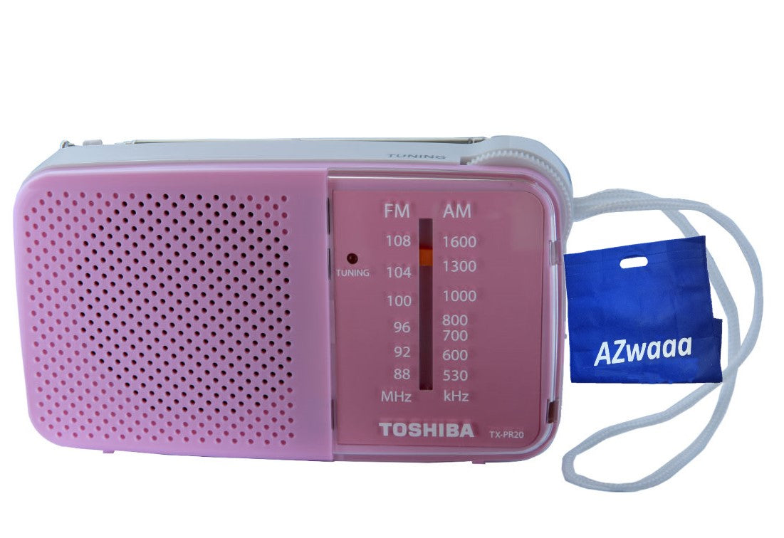 Toshiba | TX-PR20 | Pocket Radio, Pink, 2AA - راديومحمول للجيب