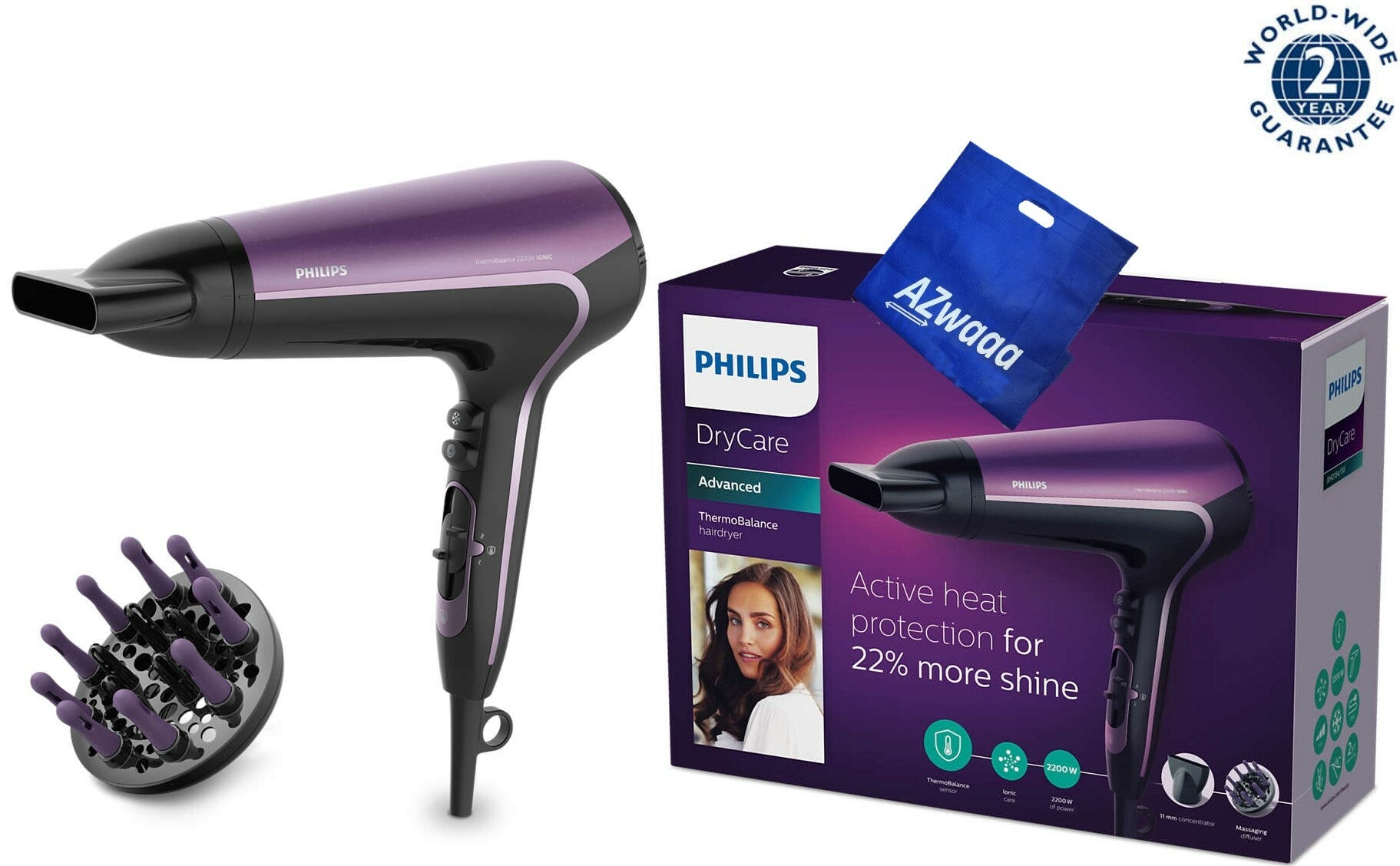 Philips | BHD 184 | HairDryer 2200W ion مجفف شعر
