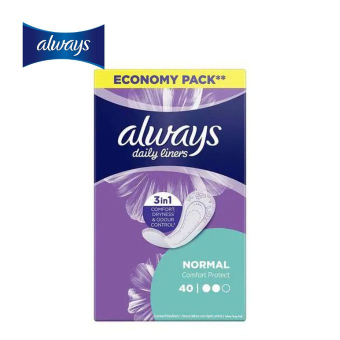 Always Always daily NORMAL comfort protect, 40 Pads