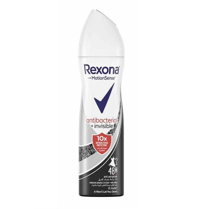 Rexona Antibacterial Invisible 48 H Anti-Perspirant Spray - 150MLl