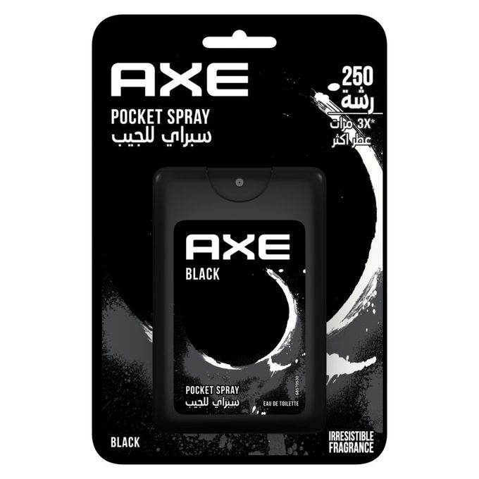 Axe Black Pocket Spray – For Men – 17Ml