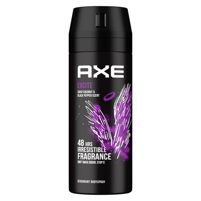 Axe Aerosol Excite Deodorant and Body Spray for Men - 150 ml