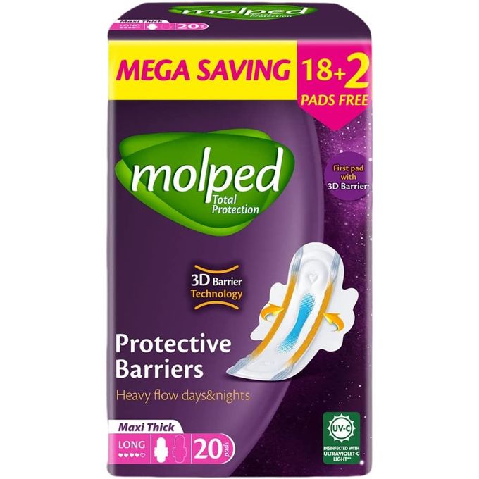 Molped Molped maxi LONG, 20 Pads