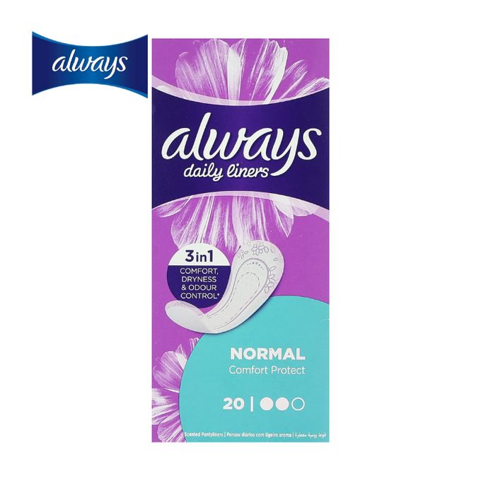 Always Always daily NORMAL comfort protect, 20 Pads