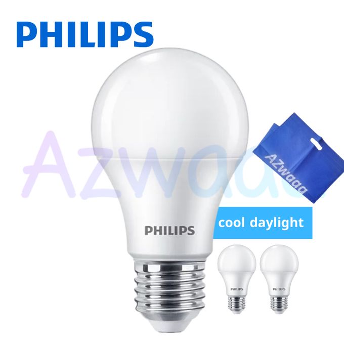 Philips لمبات فيليبس ستار ليد 9وات,900ليومن,ابيض,2لمبة + هدية من ازواق