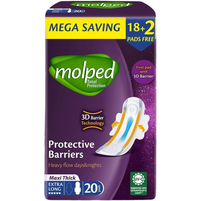 Molped Molped maxi extra LONG, 20 Pads