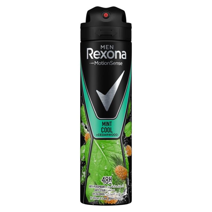 Rexona Anti-Perspirant Body Spray - Mint Cedarwood Cola – For Men - 150MLl