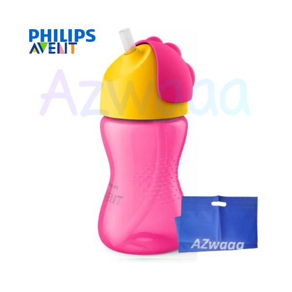 Philips Avent Straw Cups SCF798 . Pink- افينت أكواب مزوّدة بقشة