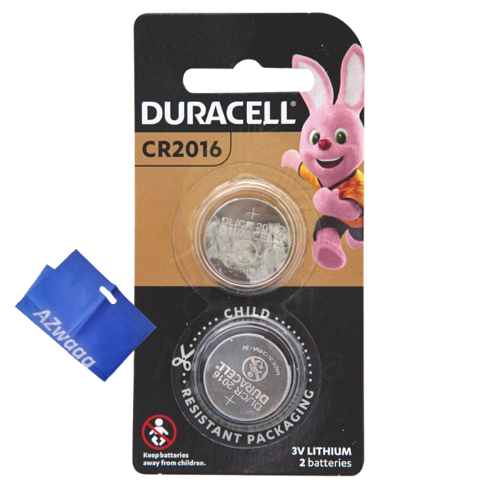 Duracell Batteries CR2016 LITHIUM ,3v ,2 Batteries